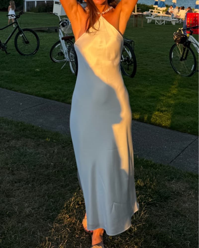 Staud White Dress - Image 3