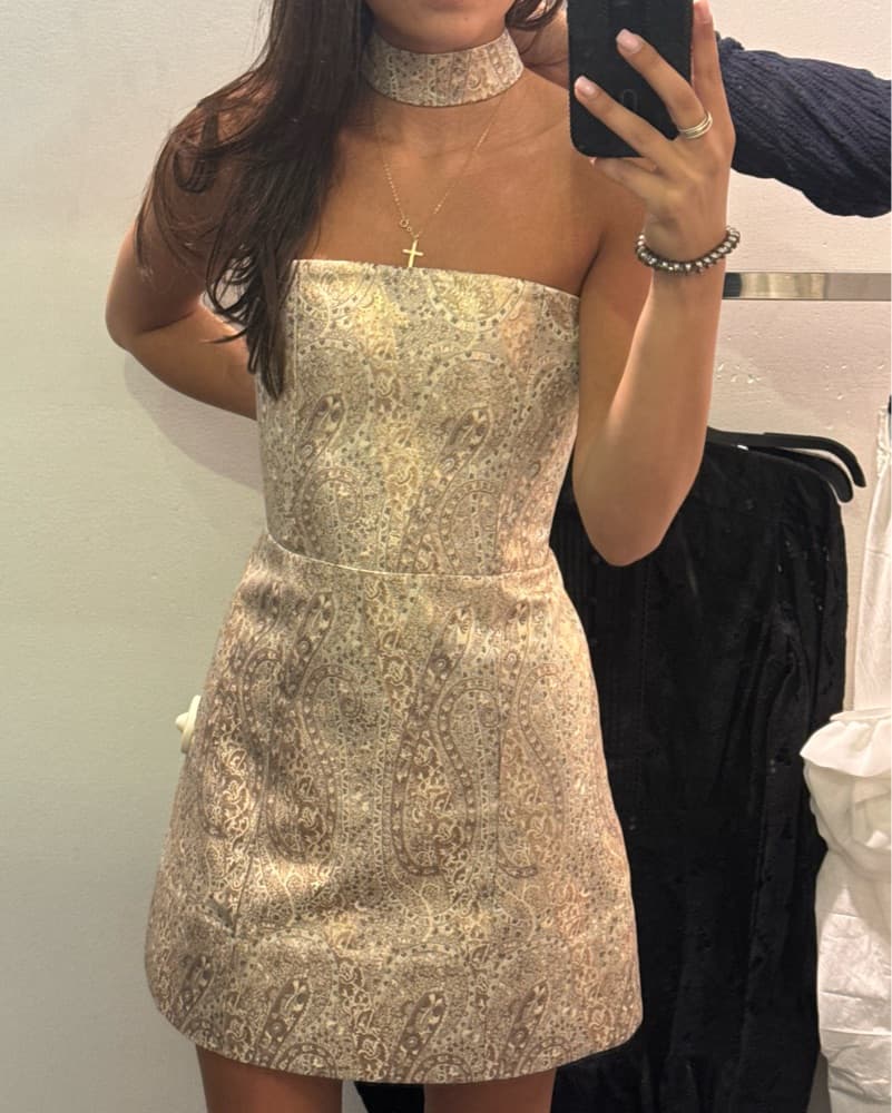 Alice + Olivia Dress w/ Choker - Image 3