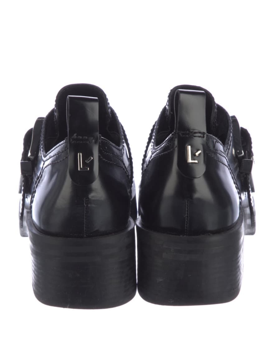 Larroude Leather Chunky Loafers - Image 3