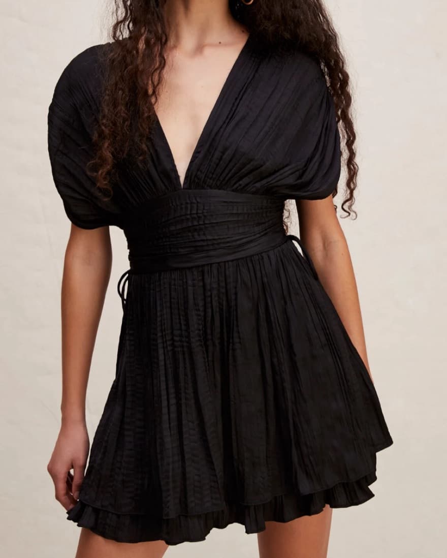 Free People Black Mini Dress - Image 1