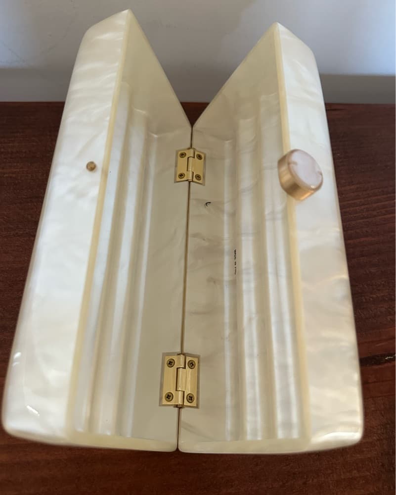 Cult Gaia Enid Pearl Clutch - Image 3