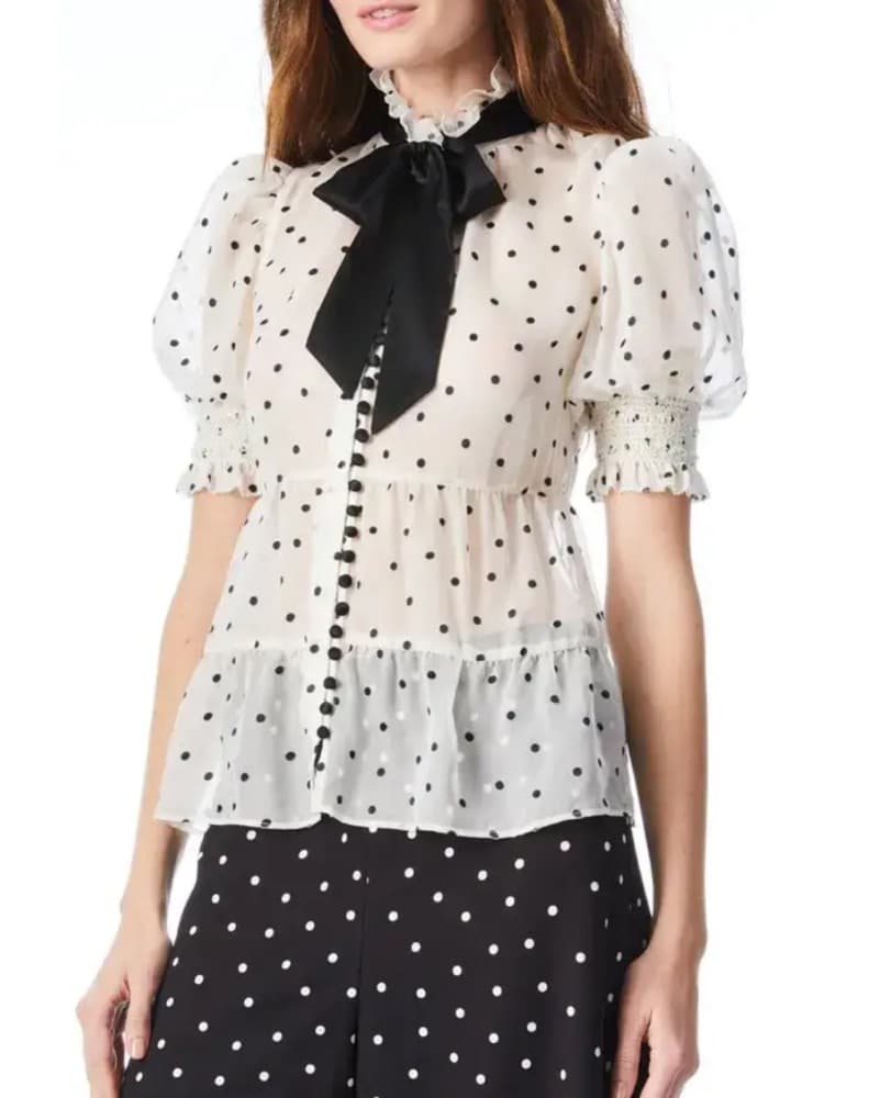 Alice And Olivia Vicky Blouse - Image 4