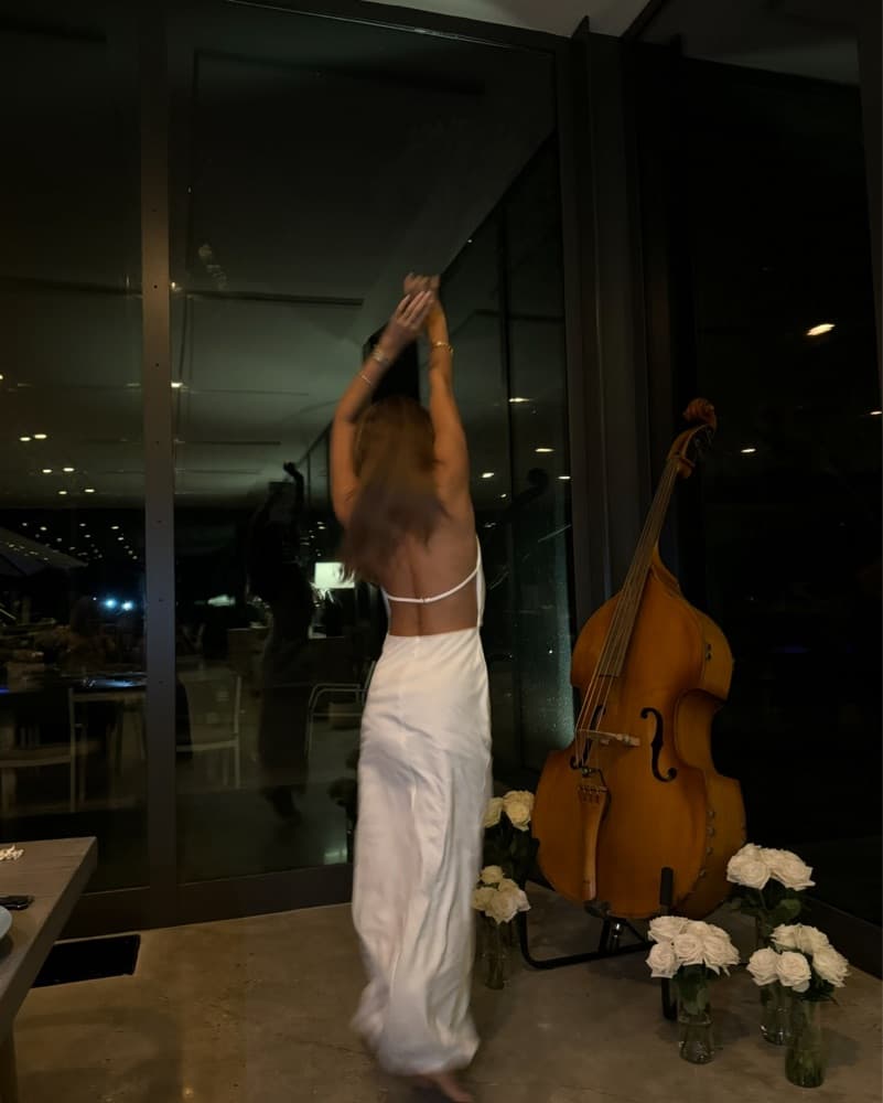 Zara White Maxi Dress - Image 4