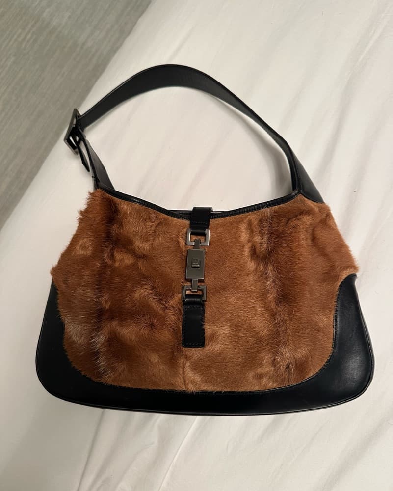 *VINTAGE* Gucci Ponyhair Jackie Bag  - Image 4