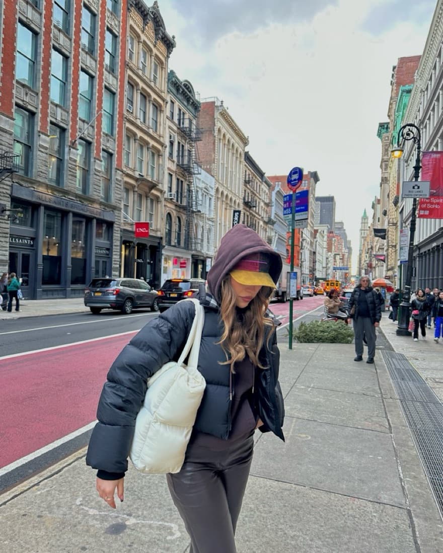 Black Burberry Puffer Jacket  - Image 2