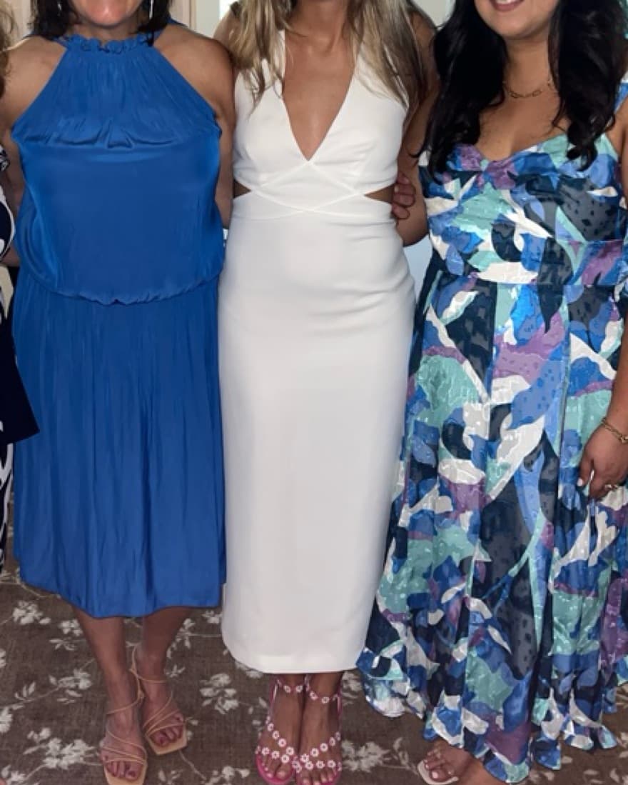 Halston White Dress - Image 1