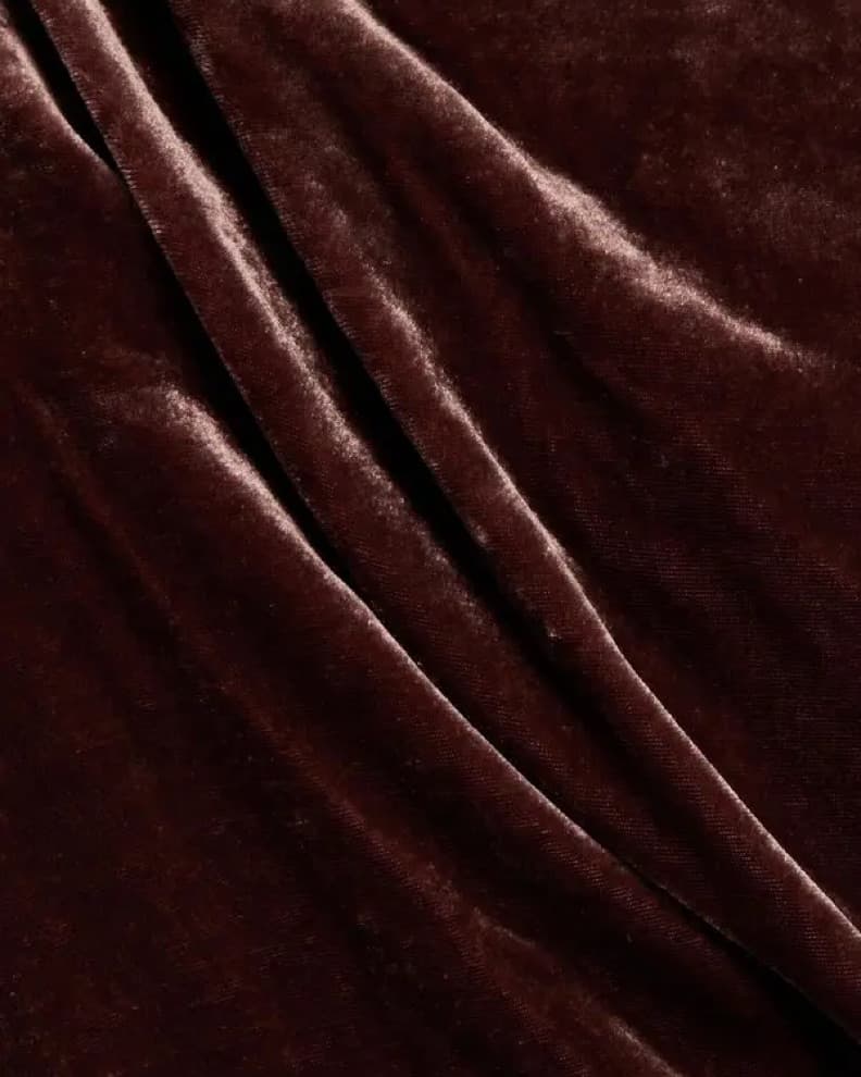 Feragamo Rich Burgundy VelvetDress - Image 4