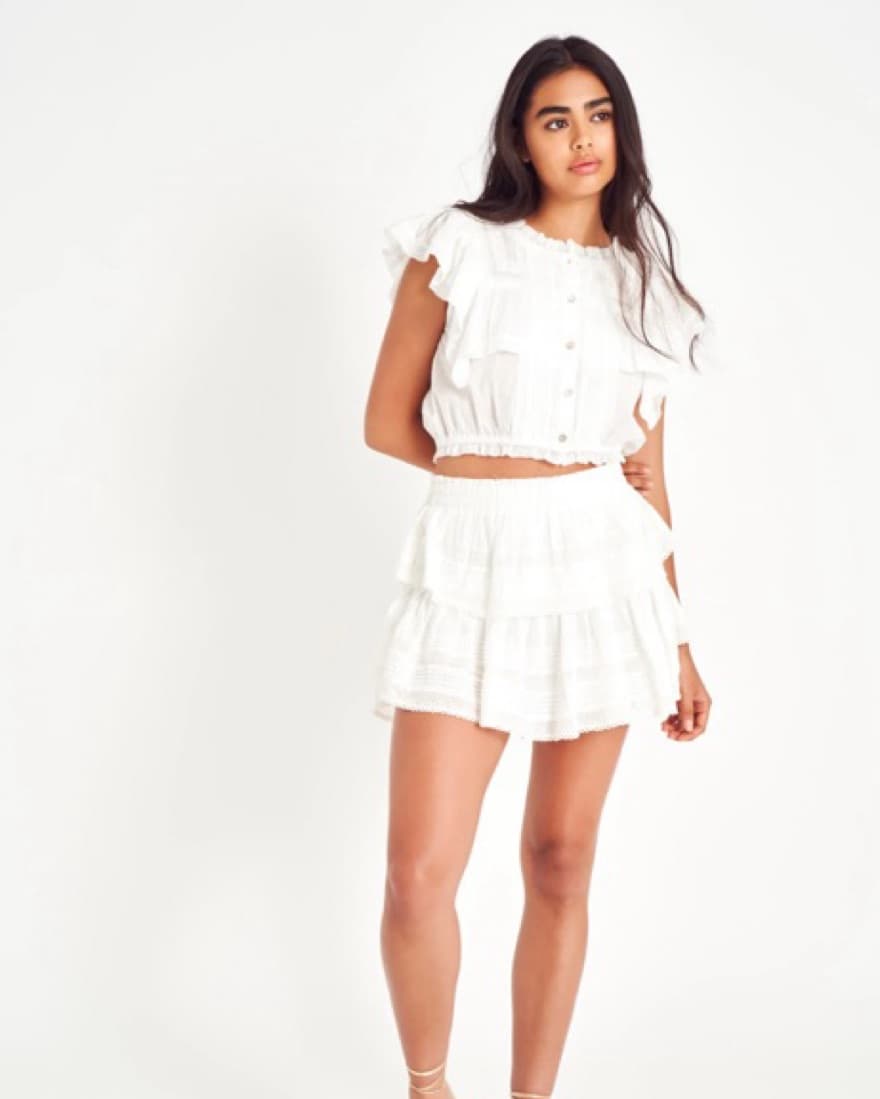 Ruffle Mini Heritage Skirt - Image 2