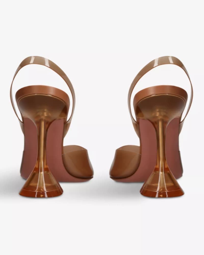 Amina Muaddi - Holli Glass Sling  - Image 6