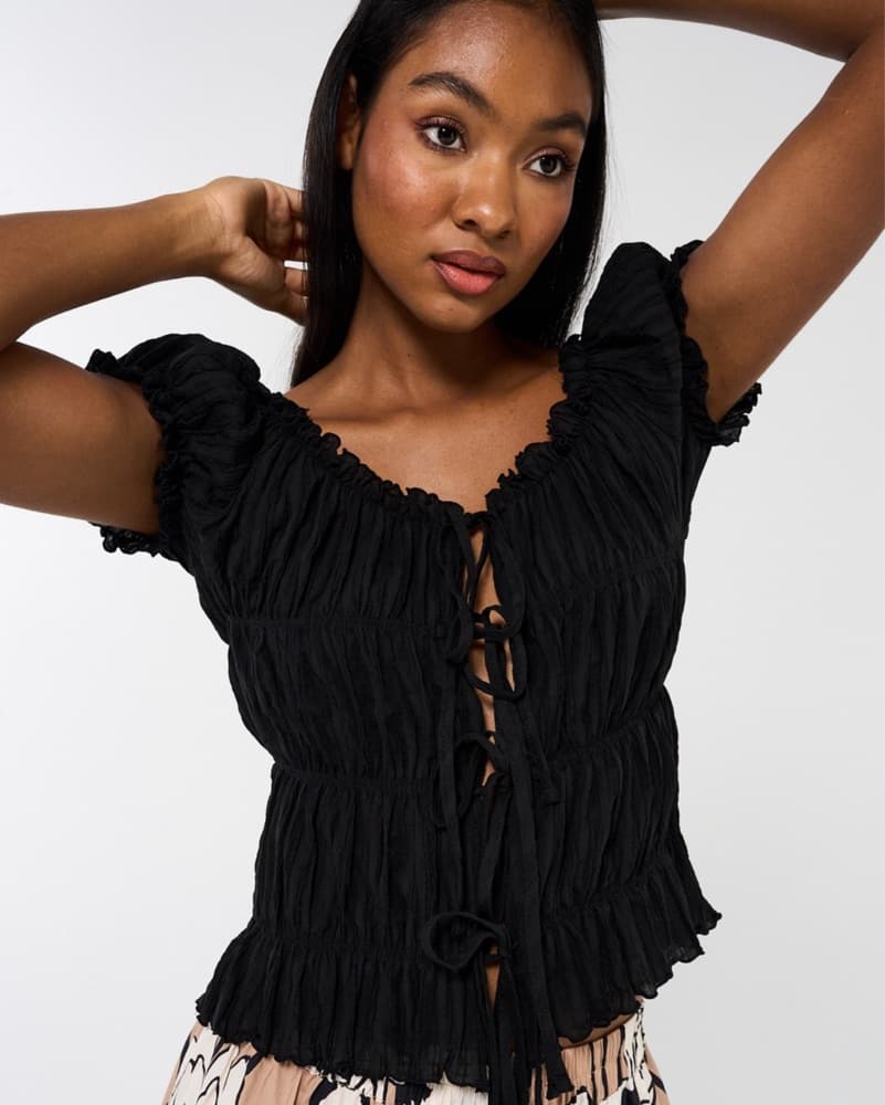 Ellowen Collection Black Blouse  - Image 3