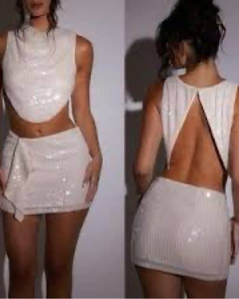 SLA The Label - Cream/white Mini Skirt  - Image 2