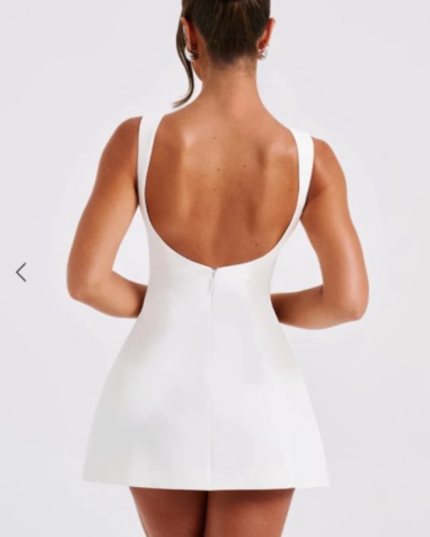 Babyboo White Cocktail Dress - Image 2