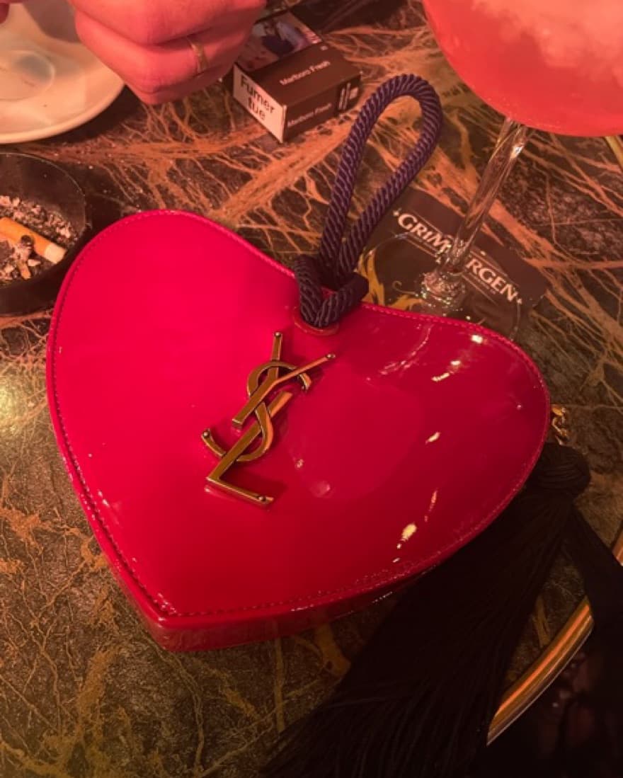 YSL Heart Handbag - Image 1