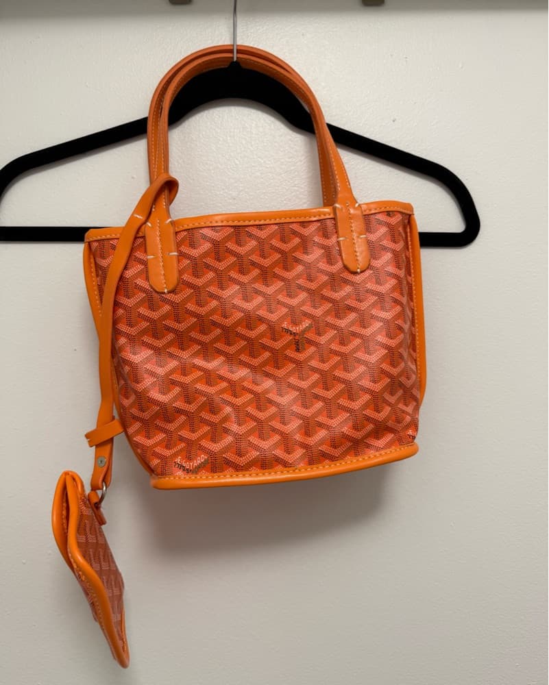 Vibrant Goyard-Inspired Tote Bag Set - Image 2