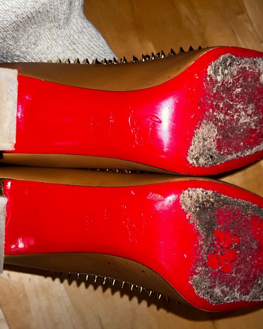 Studded Louboutin Chichi 70mm - Image 5