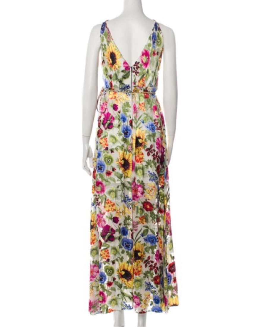 Alice+Olivia Floral Print Maxi Dress - Image 3