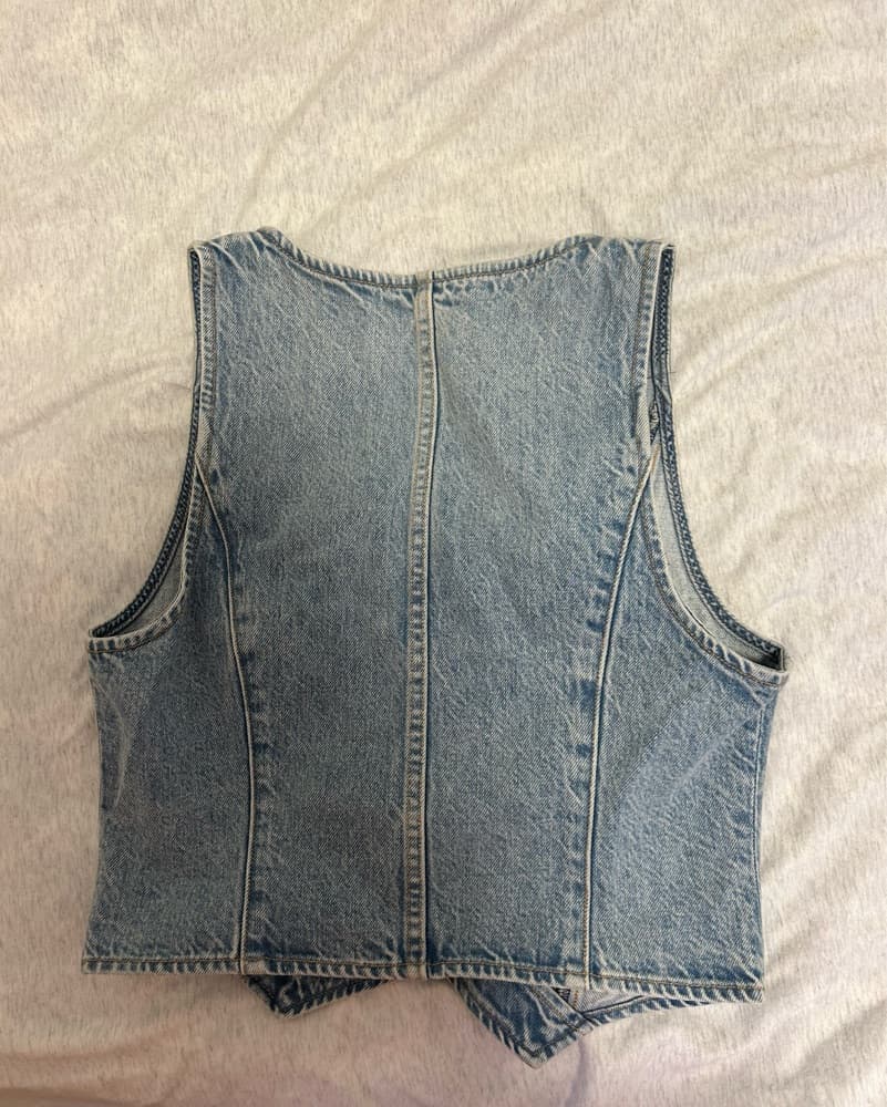 Aritzia Denim Forum Vest - Image 3