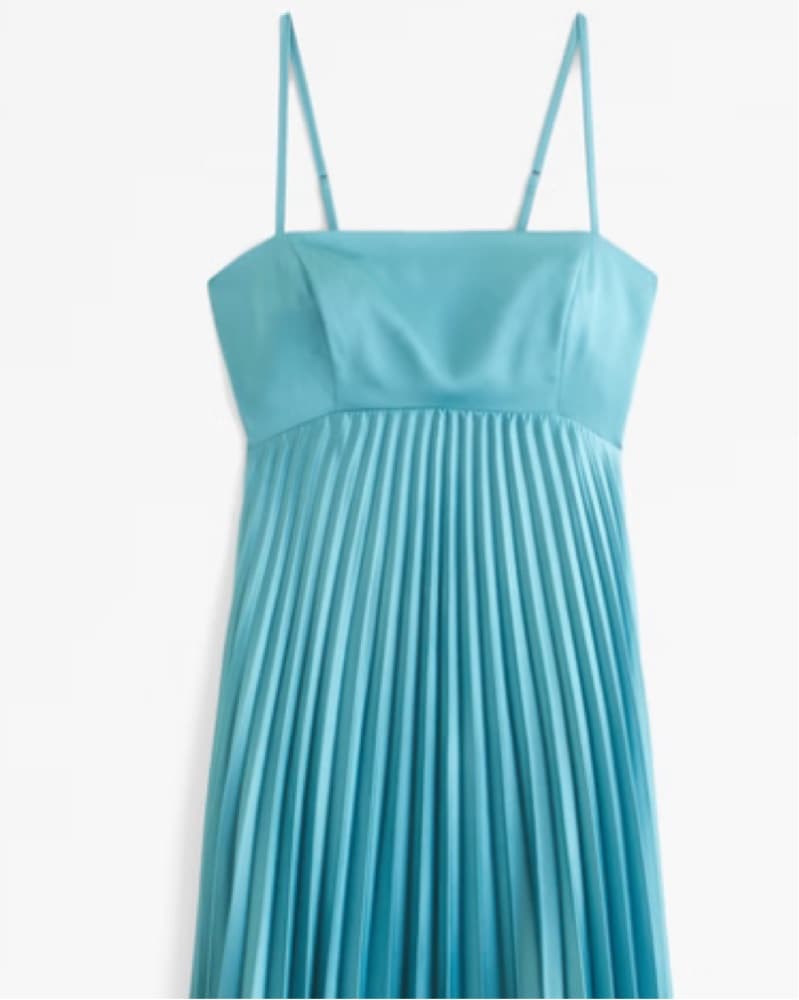 A&F Giselle Pleated Midi Dress - Image 2