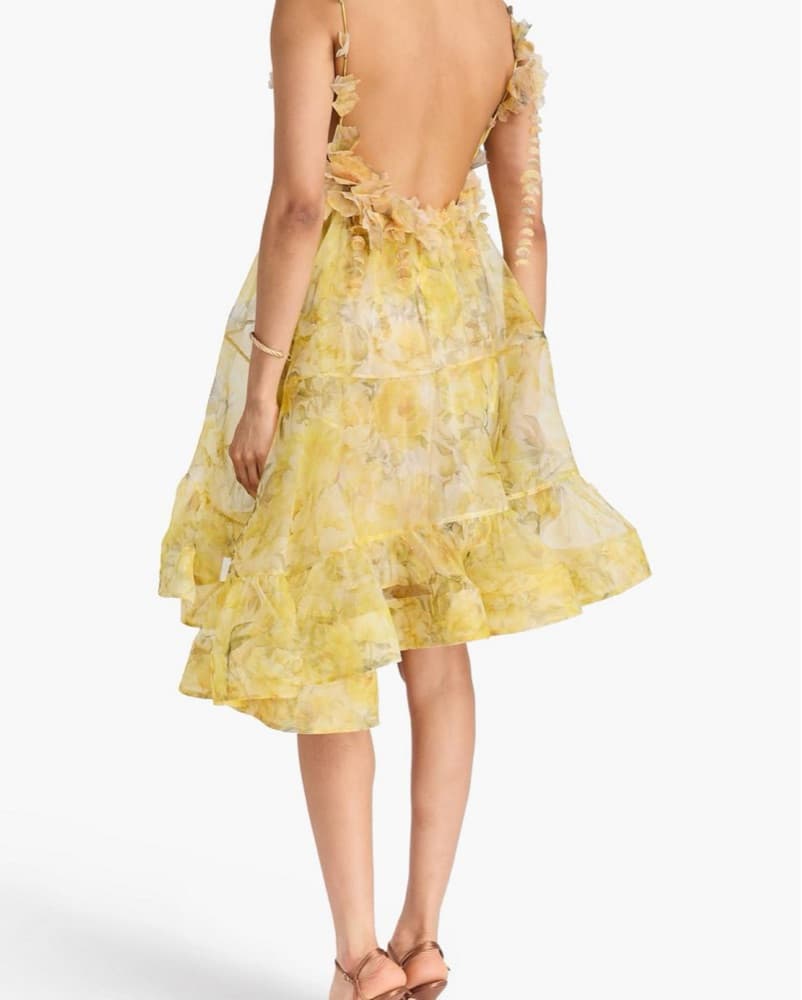 Zimmermann Harmony Yellow Silk Dress - Image 3