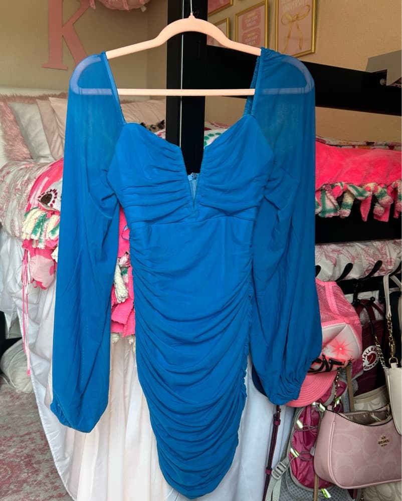 Blue Hello Molly Hoco/Formal dress - Image 2