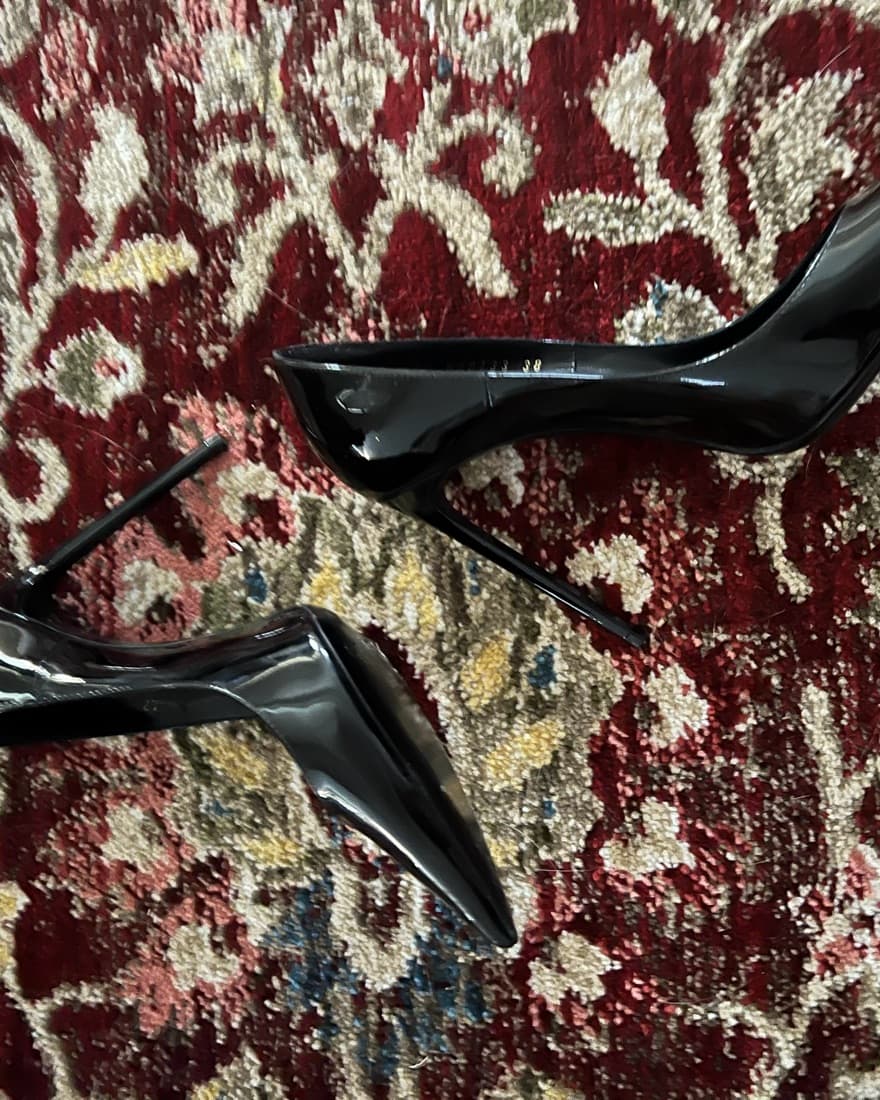 Zoe 110m patent leather pumps #ysl - Image 4