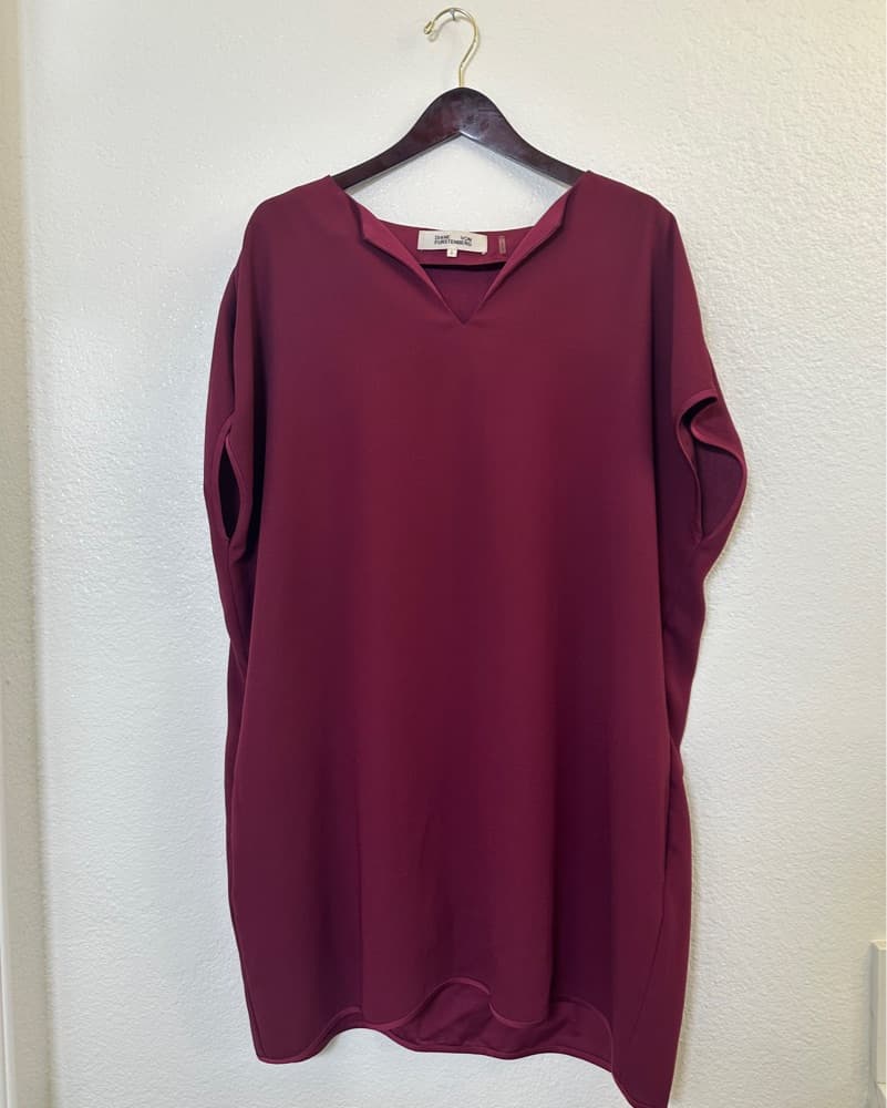 DIANE VON FURSTENBERG KARA DRESS (SZ L) - Image 1