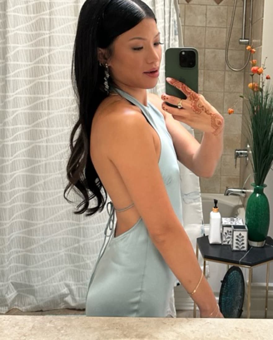 Silk Laundry Halter Midi Dress - Image 4