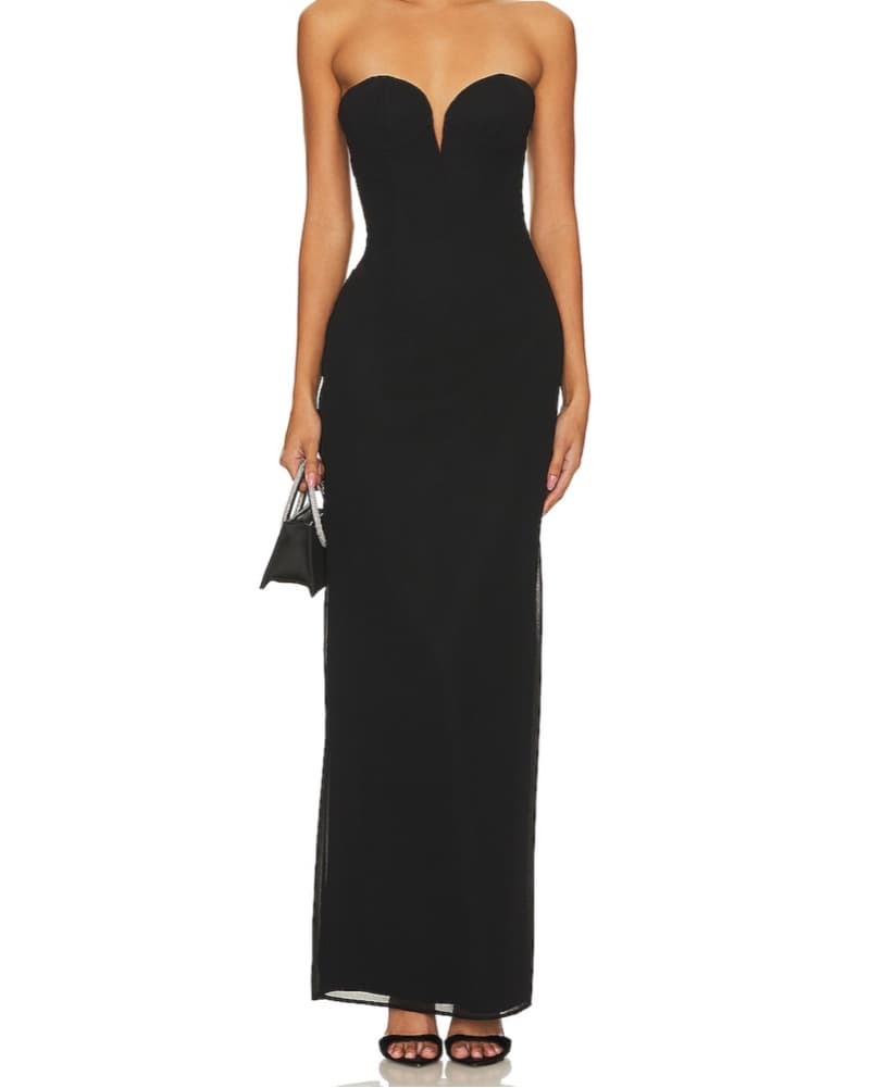Stunning Black Evening Gown - Image 1