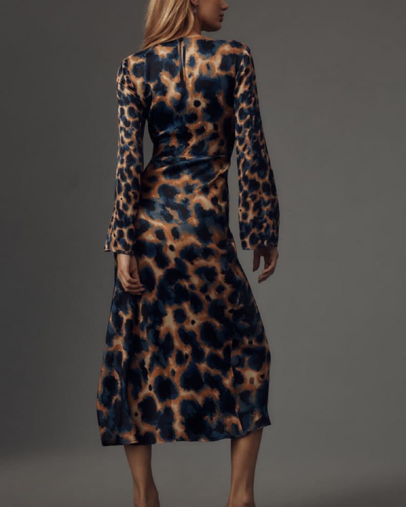 Anthropologie Printed Slip Dress   - Image 2