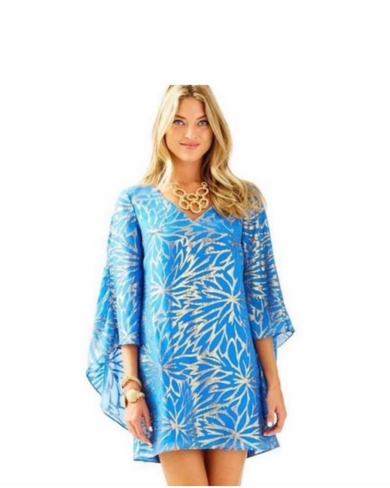 Lily Pulitzer Miri Silk Caftan Dress - Image 1