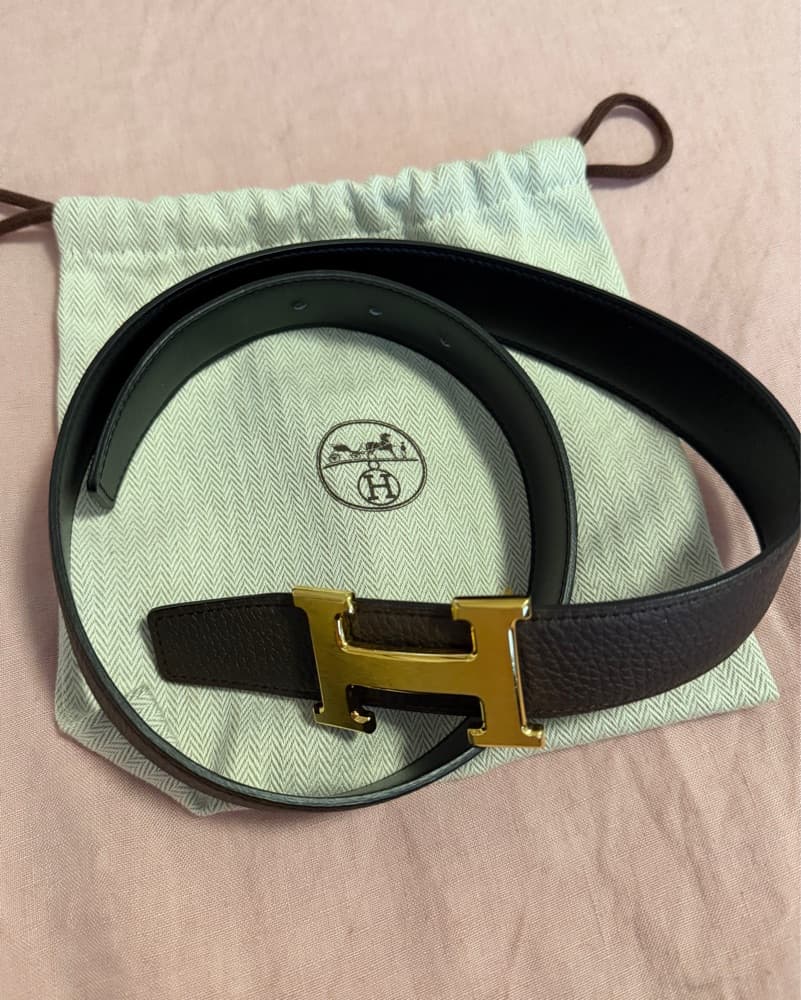 Hermes Belt, Reversible Black And Brown  - Image 1