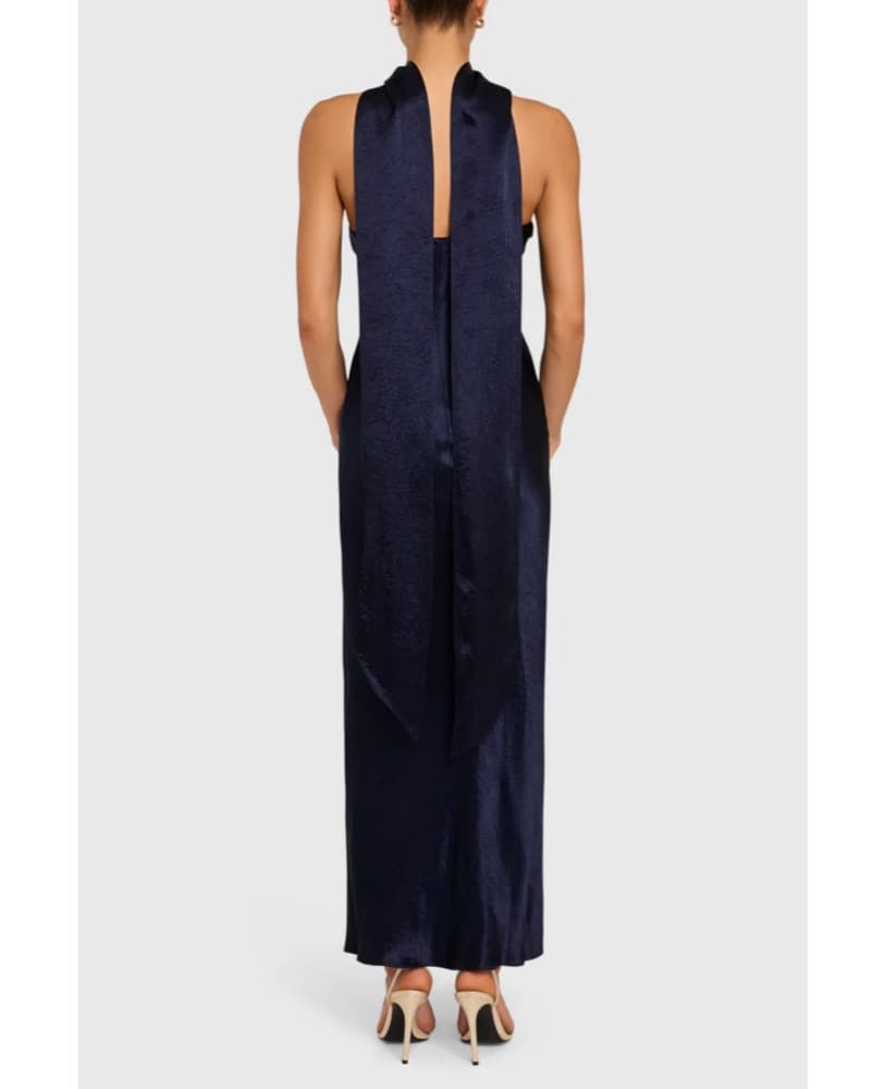Amanda Uprichard Navy Ashton Maxi Dress - Image 5
