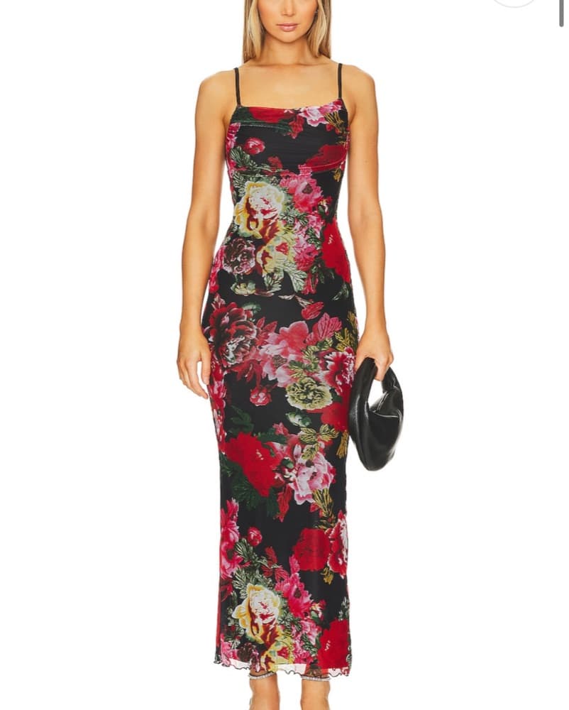 Superdown Floral Maxi Dress - Image 3