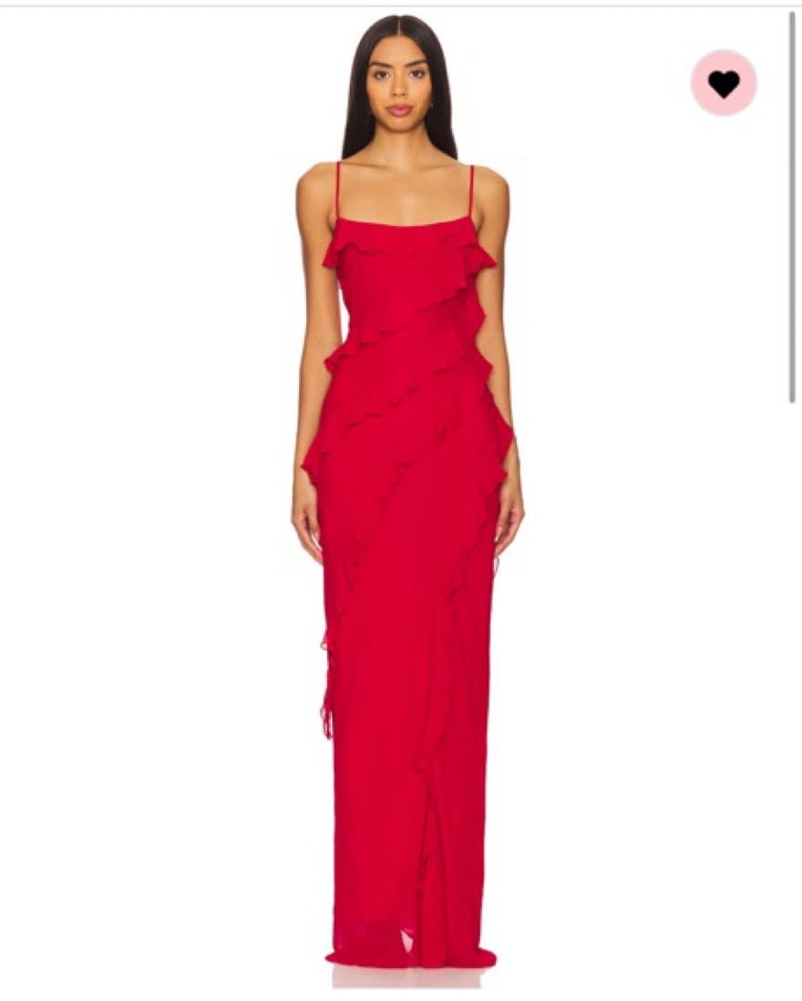 DELORA GOWN IN RED - LOVERS & FRIENDS - Image 1