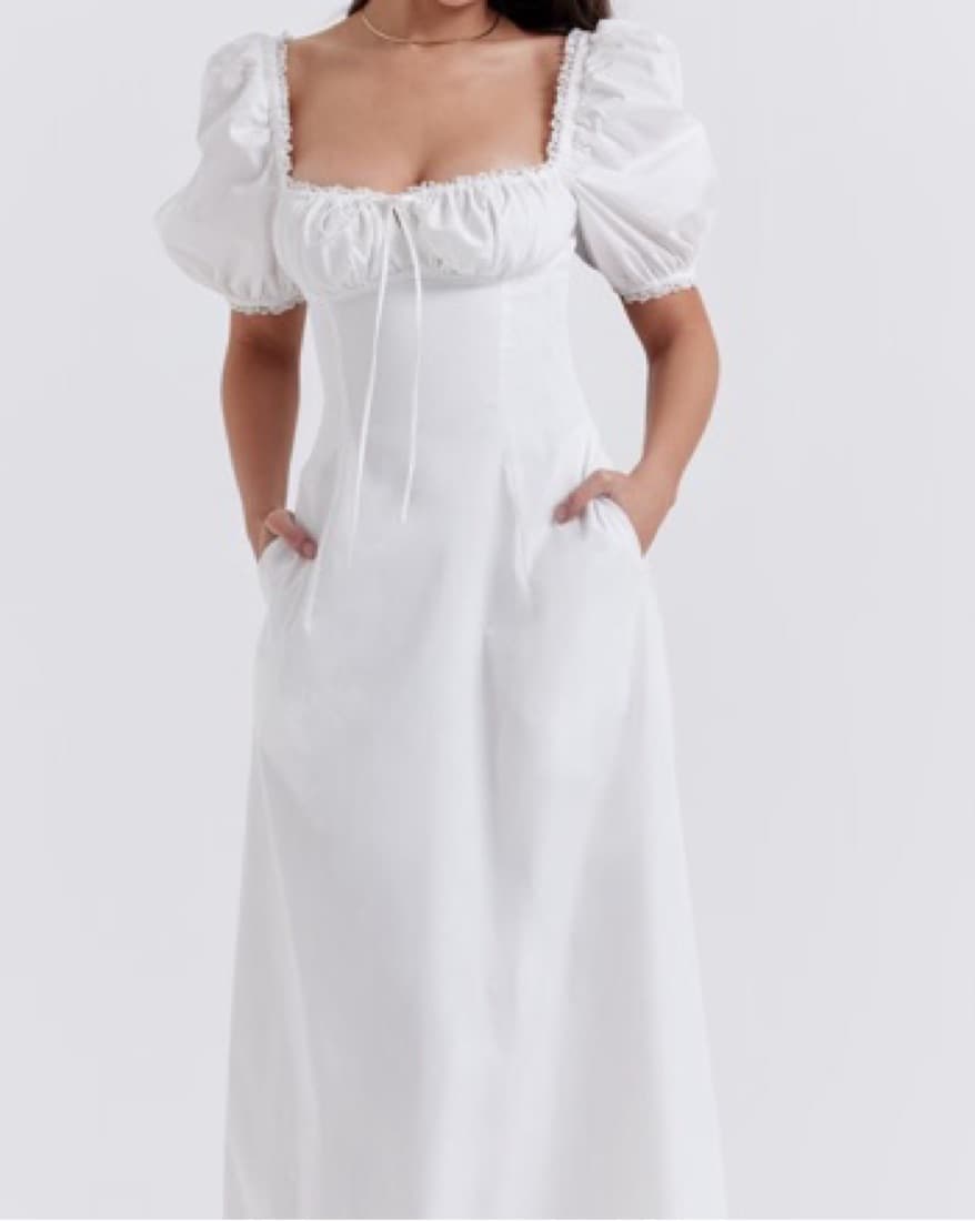 House Of CB Felizia White Maxi Dress - Image 1