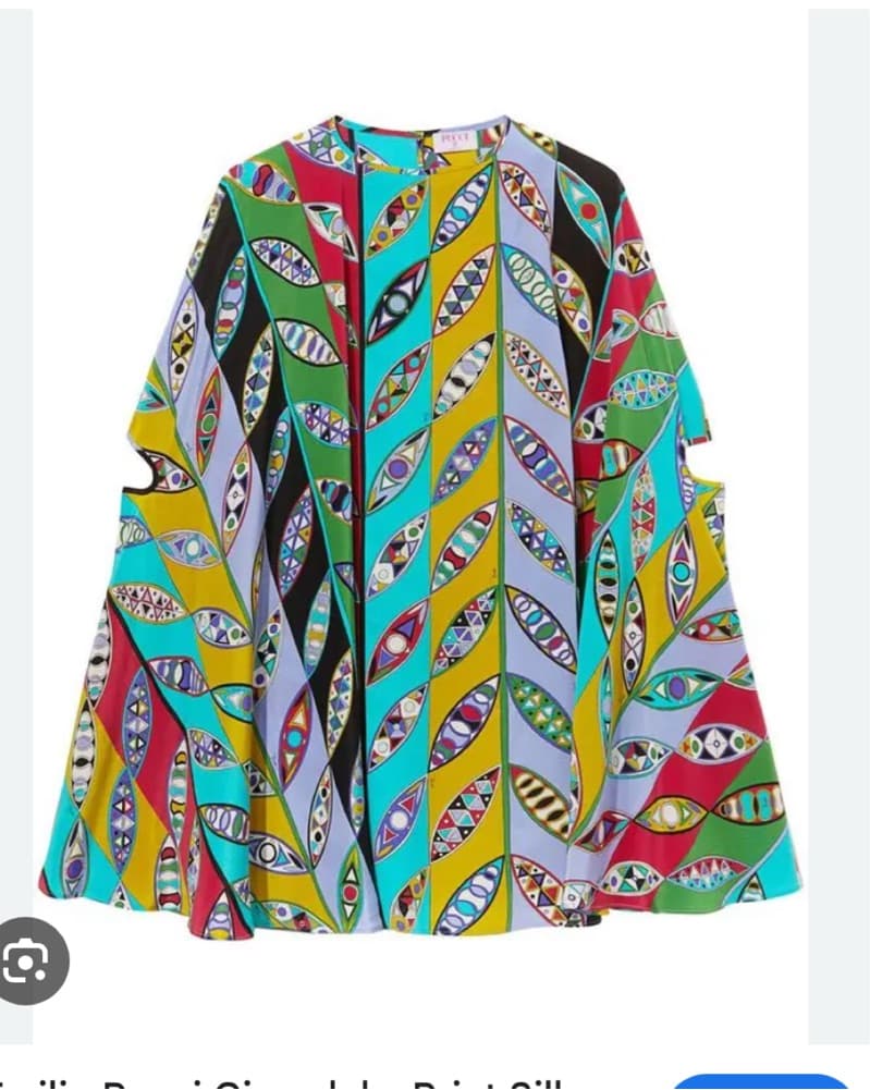 Emilio Pucci Cape Mini Dress - Image 2