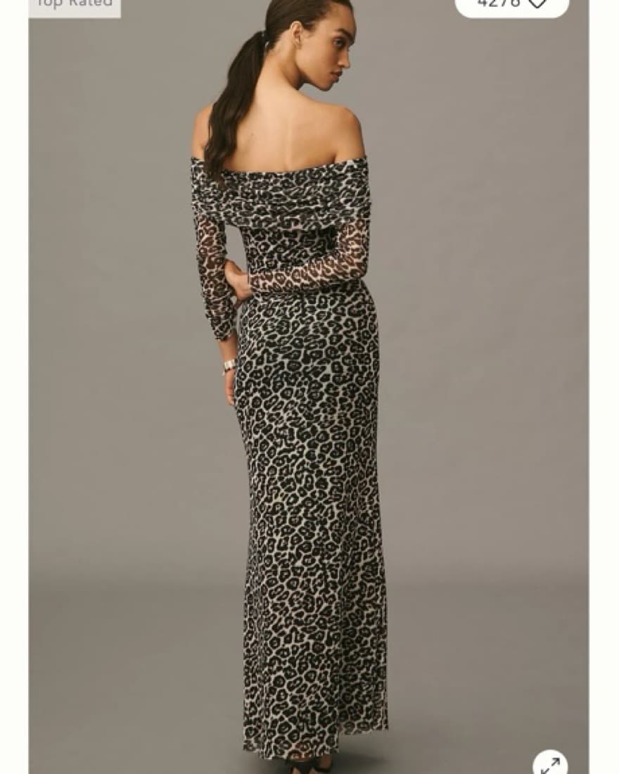 Anthropologie Leopard Print Maxi Dress - Image 2