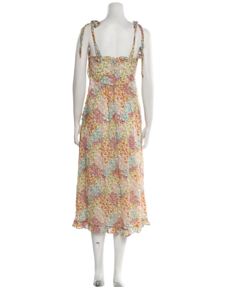 Rebecca Taylor Ava Floral Midi Dress - Image 5