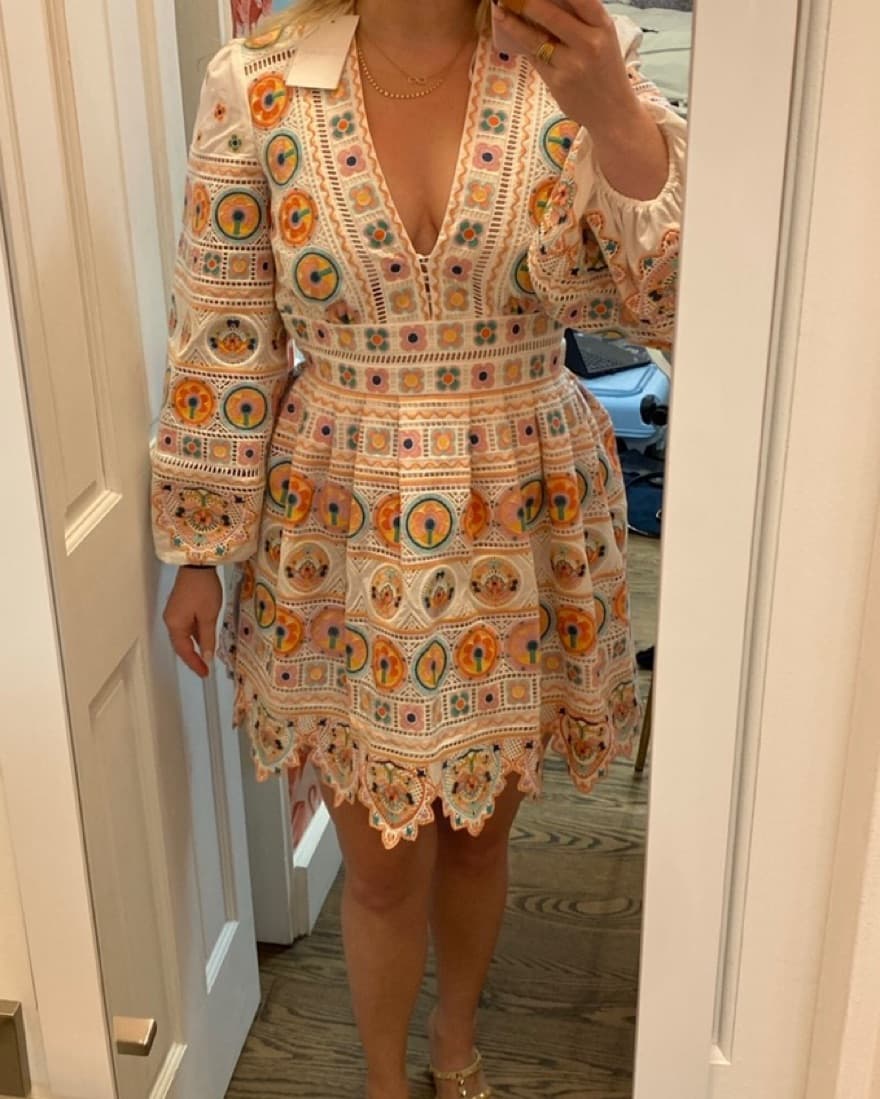 Zimmermann Embroidered Brighton Dress - Image 2