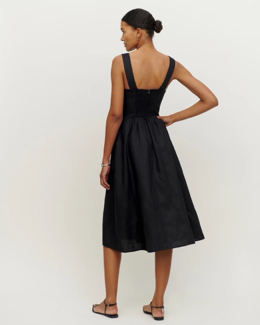 Reformation Tagliatelle Linen Dress - Image 4