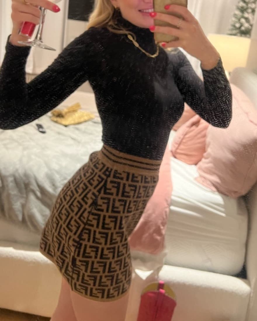 Fendi logo Skirt  - Image 2