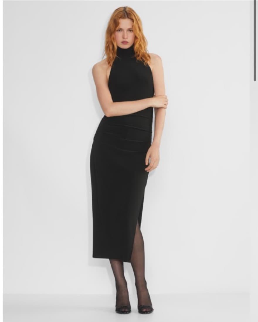 Aritzia Black Wilfred Remedy Dress - Image 1