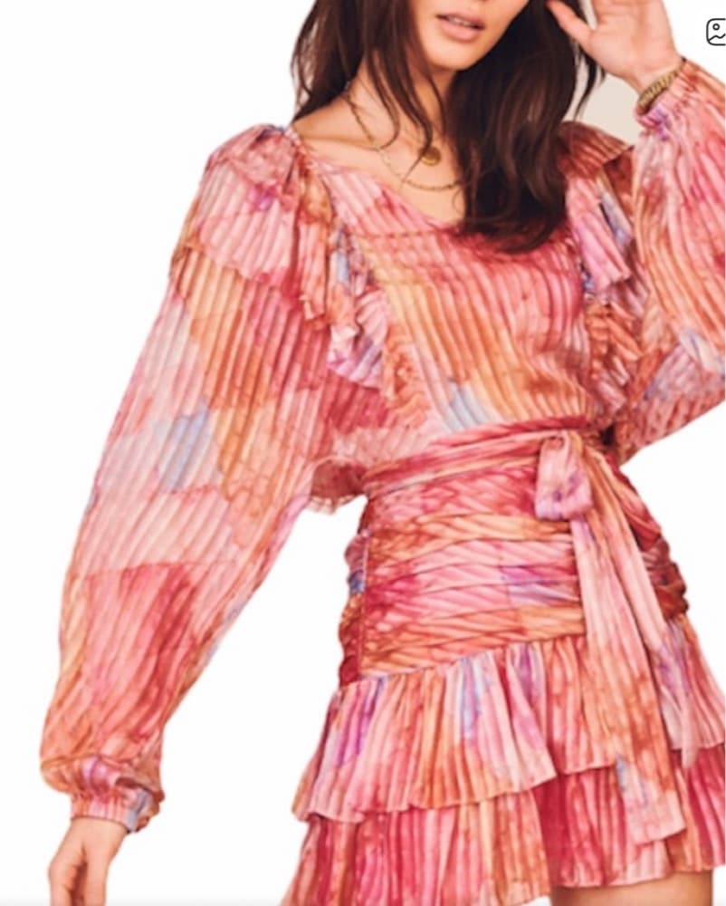Loveshackfancy Mini Silk Multi Dress  - Image 1
