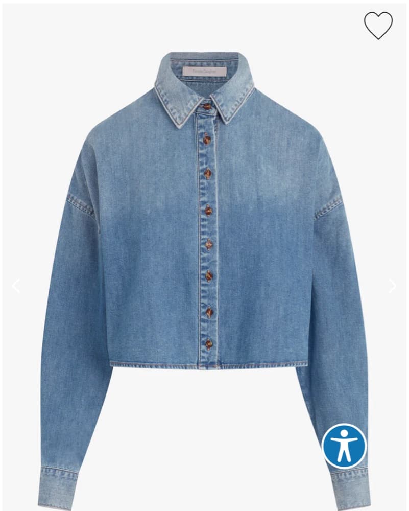 Favorite Daught Denim Top - Image 1