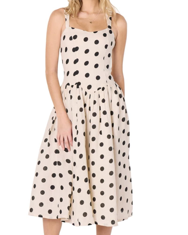 Polka Dot Maxi Dress - Image 1