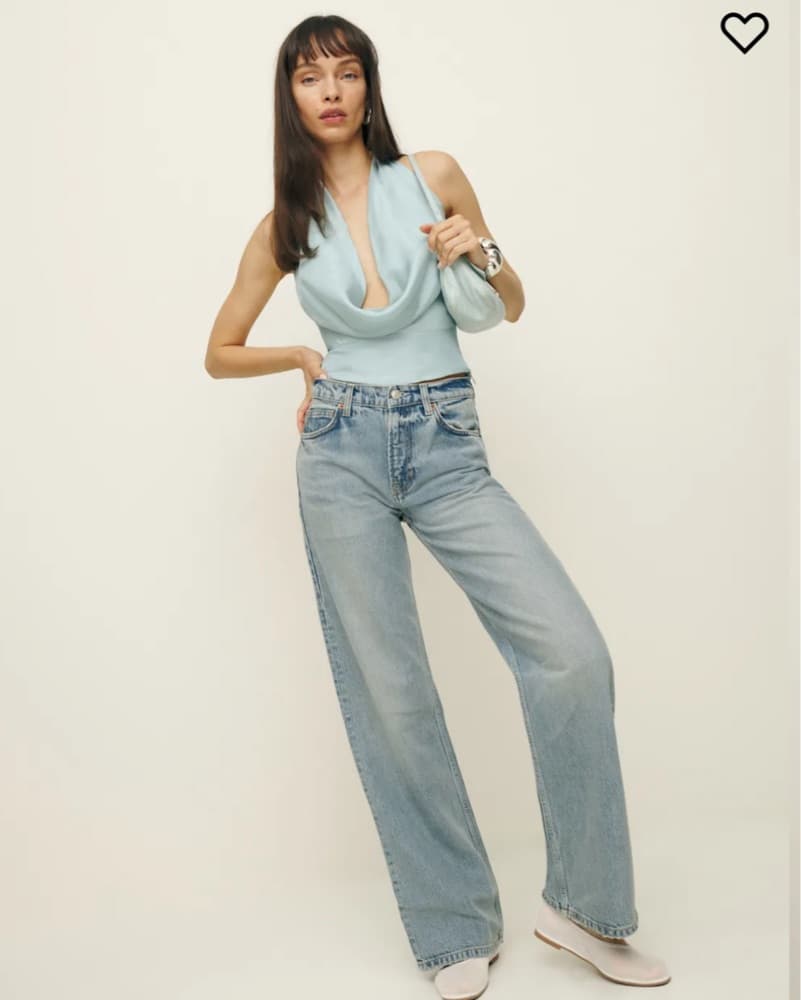 Reformation Holt Cowl Neck Top - Image 3