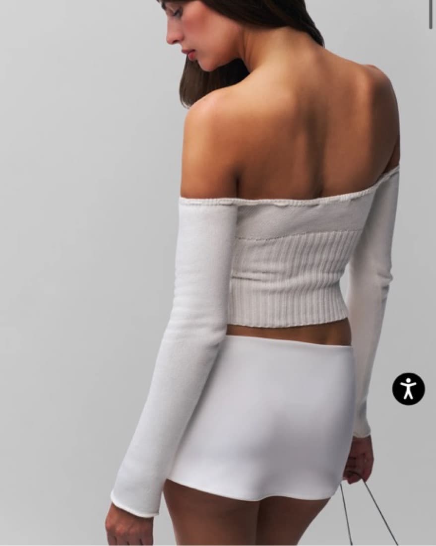 Guizio White Mini Skirt  - Image 3