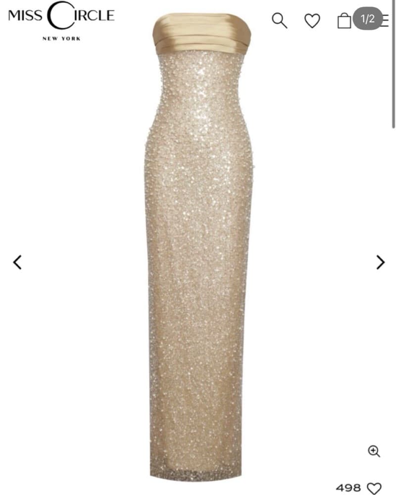 Miss Circle Maxi Dress - Image 1