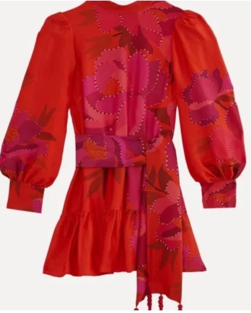 Farm Rio Floral Mini Dress - Image 5