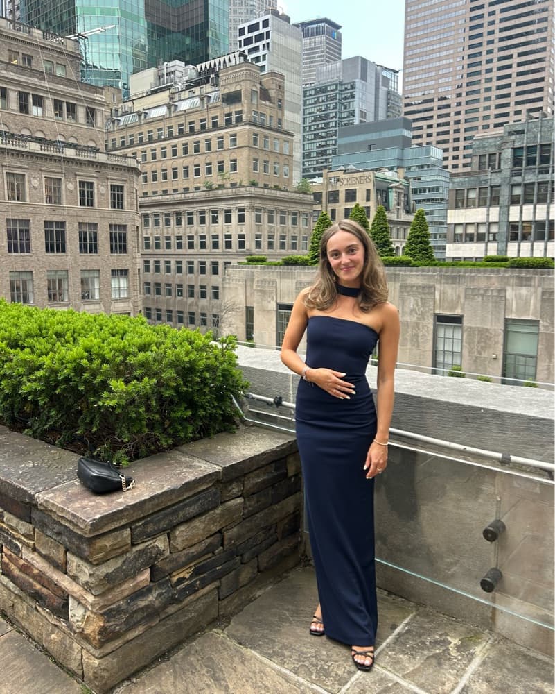Navy Meshki Long Dress - Image 3